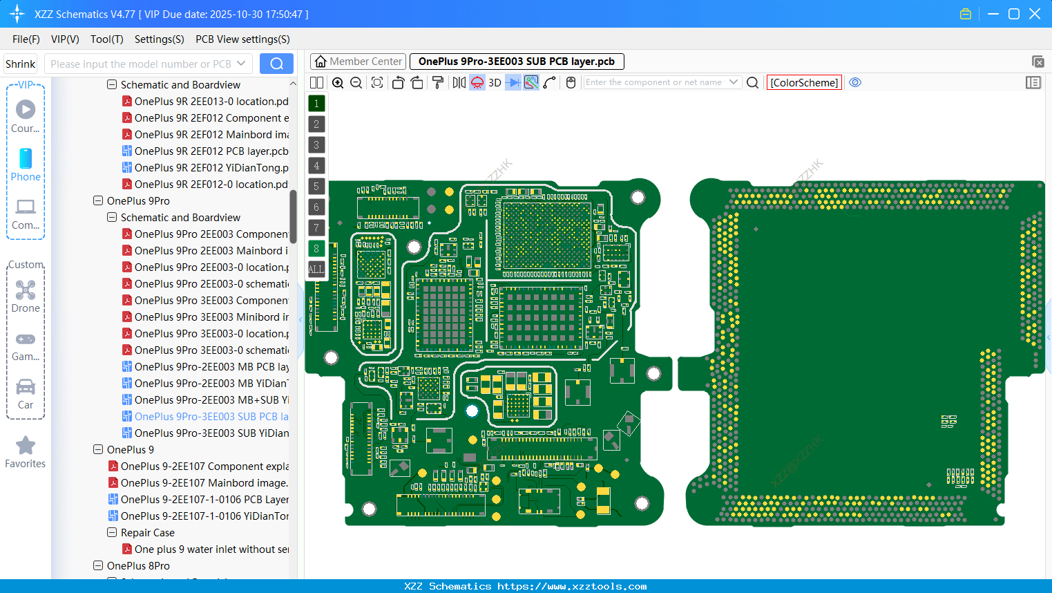OnePlus 9Pro-3EE003 SUB PCB Layer
